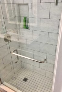 Walk in shower remodel