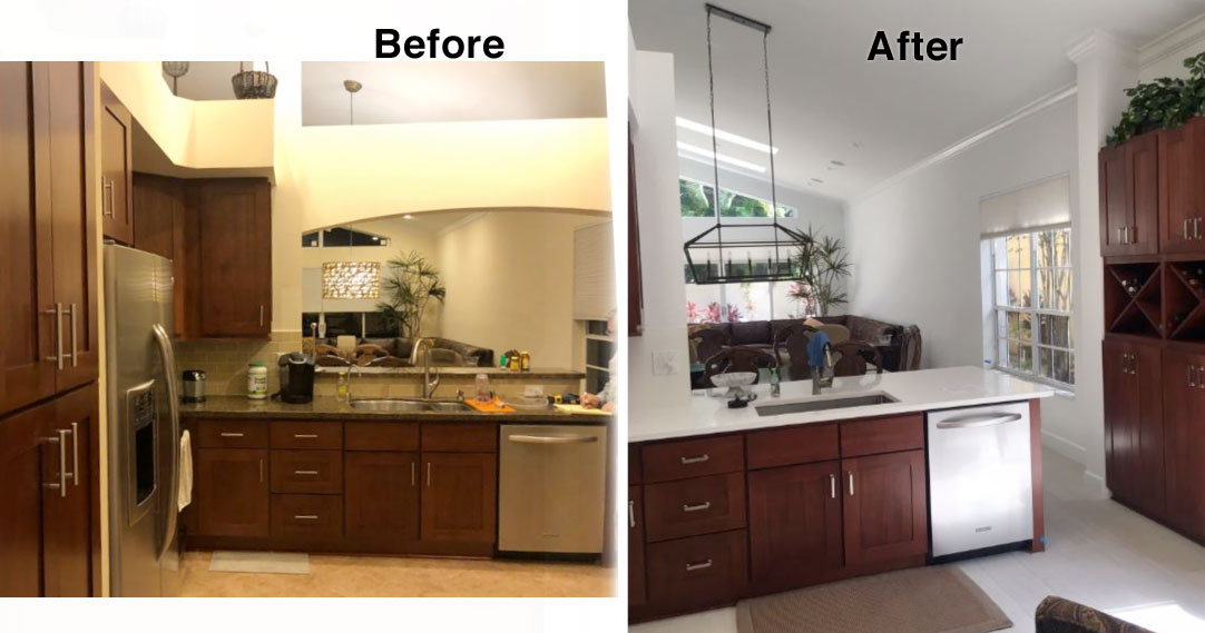 updated kitchen remodel